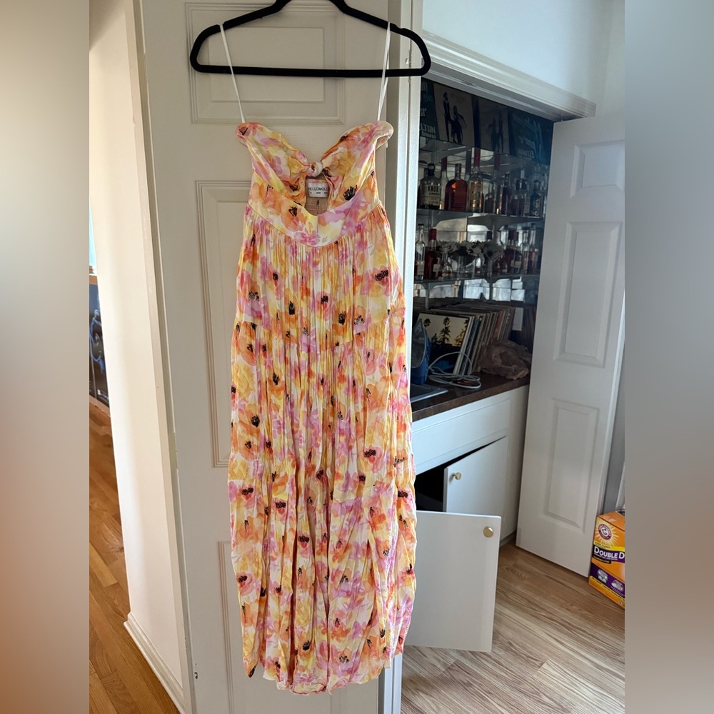 Hello Molly Floral Maxi Dress - Pink and Yellow - Picture 2 of 2